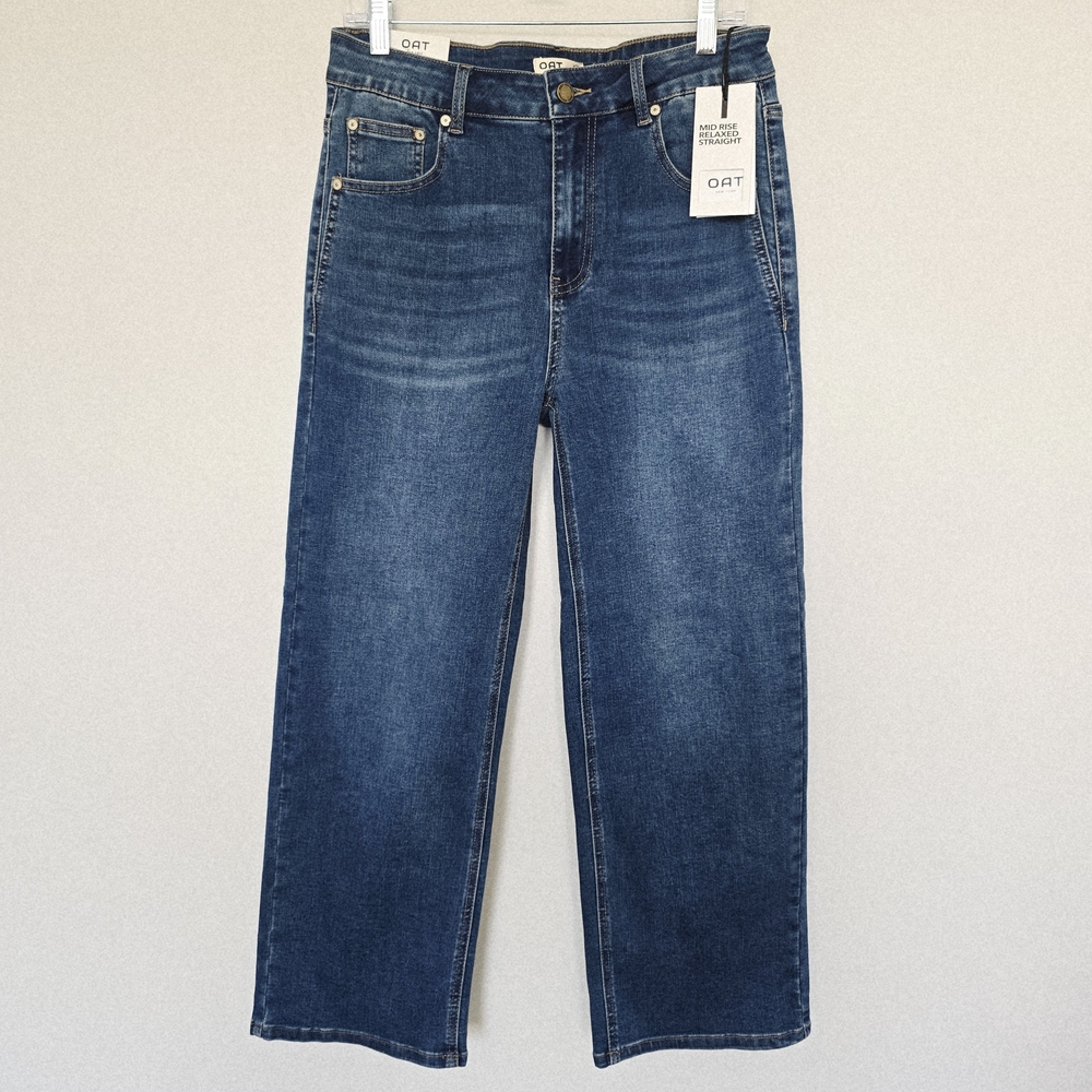 Oat New York Women's Straight Leg Jeans - Dark Blue